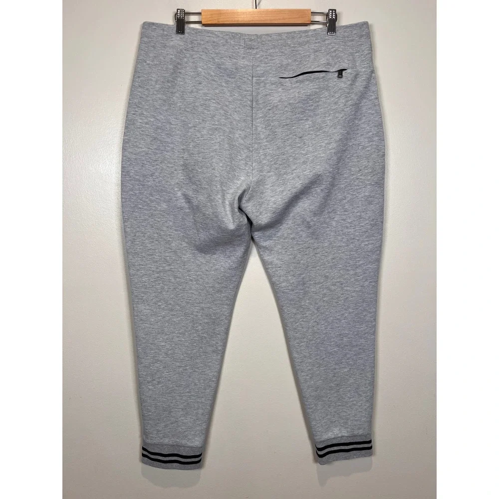 Polo Ralph Lauren Double Knit Joggers Tapered Men XL Gray Solid Athleisure
